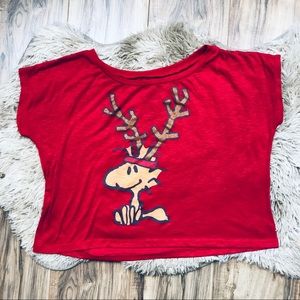 PEANUTS | Woodstock with antlers | Top |Small